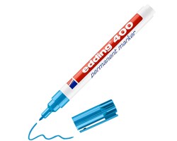 edding 400 Permanentmarker hellblau, Rundspitze 1 mm