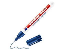 edding 404 Permanentmarker blau, Rundspitze 0,75 mm