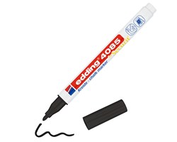 edding 4085 Kreidemarker schwarz, Rundspitze 1-2 mm