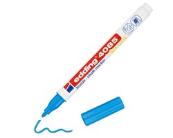 edding 4085 Kreidemarker hellblau, Rundspitze 1-2 mm