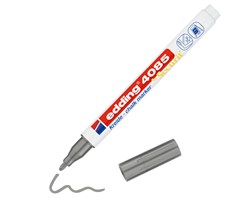 edding 4085 Kreidemarker Silber, Rundspitze 1-2 mm