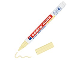 edding 4085 Kreidemarker pastellgelb, Rundspitze 1-2 mm