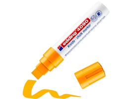 edding 4090 Kreidemarker Neonorange, Keilspitze 4-15 mm