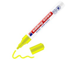 edding 4095 Kreidemarker neongelb, Rundspitze 2-3 mm