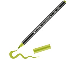 edding 4200 Porzellanpinselstift gelbgrün, Pinselspitze 1-4 mm