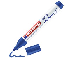 edding 4500 Textilmarker blau, Rundspitze 2-3 mm