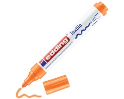 edding 4500 Textilmarker neonorange, Rundspitze 2-3 mm