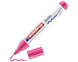 edding 4500 Textilmarker neonrosa, Rundspitze 2-3 mm