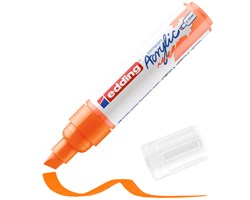 edding 5000 Acrylmarker breit neonorange, Keilspitze 5-10 mm