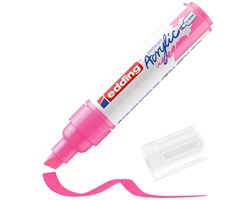 edding 5000 Acrylmarker breit neonpink, Keilspitze 5-10 mm