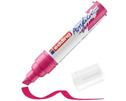 edding 5000 Acrylmarker breit telemagenta, Keilspitze 5-10 mm