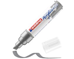 edding 5000 Acrylmarker breit silber, Keilspitze 5-10 mm