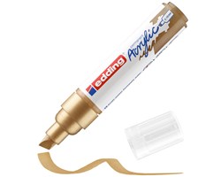 edding 5000 Acrylmarker breit reichgold, Keilspitze 5-10 mm