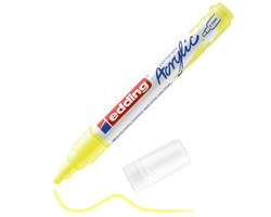 edding 5100 Acrylmarker medium neongelb, Rundspitze 2-3 mm