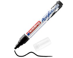 edding 5100 Acrylmarker medium schwarz, Rundspitze 2-3 mm