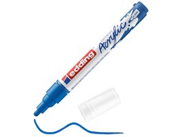 edding 5100 Acrylmarker medium enzianblau, Rundspitze 2-3 mm
