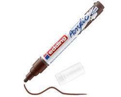 edding 5100 Acrylmarker medium schokoladenbraun, Rundspitze 2-3 mm