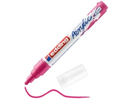 edding 5100 Acrylmarker medium telemagenta, Rundspitze 2-3 mm