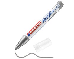 edding 5100 Acrylmarker medium silber, Rundspitze 2-3 mm