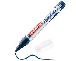 edding 5100 Acrylmarker medium elegant nachtblau, Rundspitze 2-3 mm