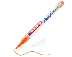 edding 5300 Acrylmarker fein neonorange, Rundspitze 1-2 mm
