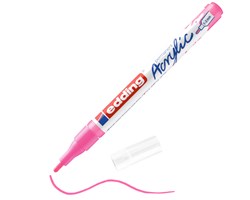 edding 5300 Acrylmarker fein neonpink, Rundspitze 1-2 mm