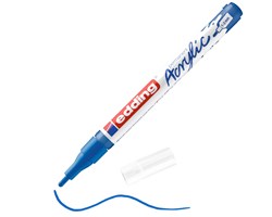 edding 5300 Acrylmarker fein enzianblau, Rundspitze 1-2 mm