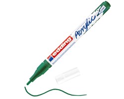 edding 5300 Acrylmarker fein moosgrün matt, Rundspitze 1-2 mm