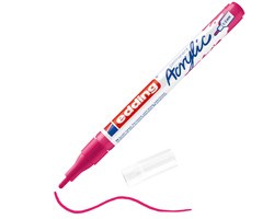 edding 5300 Acrylmarker fein telemagenta matt, Rundspitze 1-2 mm