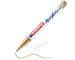 edding 5300 Acrylmarker fein reichgold, Rundspitze 1-2 mm