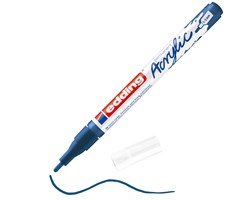 edding 5300 Acrylmarker fein elegant nachtblau matt, Rundspitze 1-2 mm