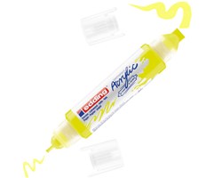 edding 5400 Acryl 3D Double Liner neongelb, Tubenspitze 2-3 mm + 5-10 mm