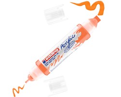 edding 5400 Acryl 3D Double Liner neonorange, Tubenspitze 2-3 mm + 5-10 mm