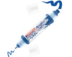 edding 5400 Acryl 3D Double Liner enzianblau, Tubenspitze 2-3 mm + 5-10 mm