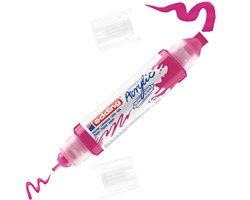 edding 5400 Acryl 3D Double Liner telemagenta, Tubenspitze 2-3 mm + 5-10 mm
