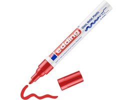 edding 750 creative Glanzlack-Marker rot, Rundspitze 2-4 mm