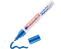 edding 750 creative Glanzlack-Marker blau, Rundspitze 2-4 mm