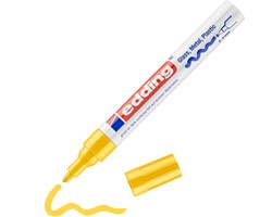edding 750 creative Glanzlack-Marker gelb, Rundspitze 2-4 mm