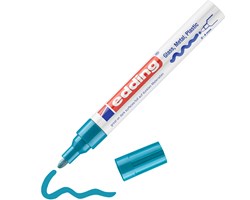 edding 750 creative Glanzlack-Marker hellblau, Rundspitze 2-4 mm
