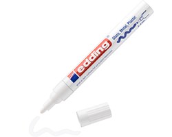edding 750 creative Glanzlack-Marker weiß, Rundspitze 2-4 mm