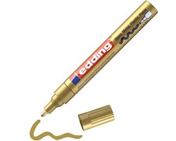 edding 750 creative Glanzlack-Marker gold, Rundspitze 2-4 mm