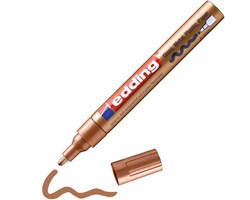 edding 750 creative Glanzlack-Marker kupfer, Rundspitze 2-4 mm