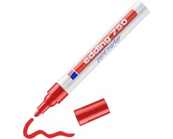 edding 750 Lackmarker rot, Rundspitze 2-4 mm