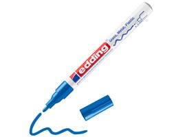 edding 751 creative Glanzlack-Marker blau, Rundspitze 1-2 mm