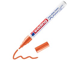 edding 751 creative Glanzlack-Marker orange, Rundspitze 1-2 mm