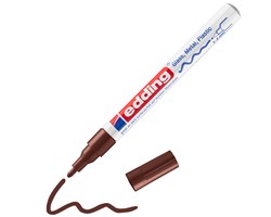 edding 751 creative Glanzlack-Marker braun, Rundspitze 1-2 mm