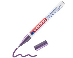 edding 751 creative Glanzlack-Marker violett, Rundspitze 1-2 mm