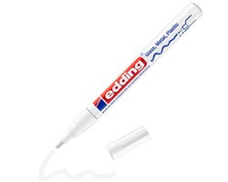 edding 751 creative Glanzlack-Marker weiß, Rundspitze 1-2 mm