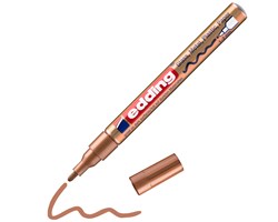 edding 751 creative Glanzlack-Marker kupfer, Rundspitze 1-2 mm