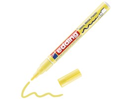 edding 751 creative Glanzlack-Marker pastellgelb, Rundspitze 1-2 mm
